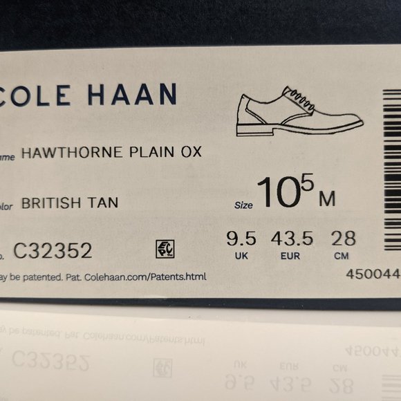 Cole Haan Hawthorne Plain Oxfords Shoes 10.5 - Picture 13 of 13